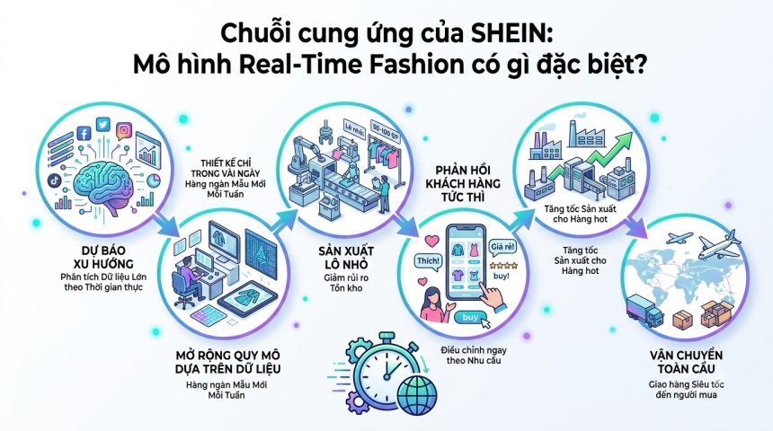 Chuỗi cung ứng của SHEIN: Mô hình Real-Time Fashion có gì đặc biệt?
