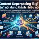 Content Repurposing là gì? Cách biến một nội dung thành nhiều nội dung khác nhau