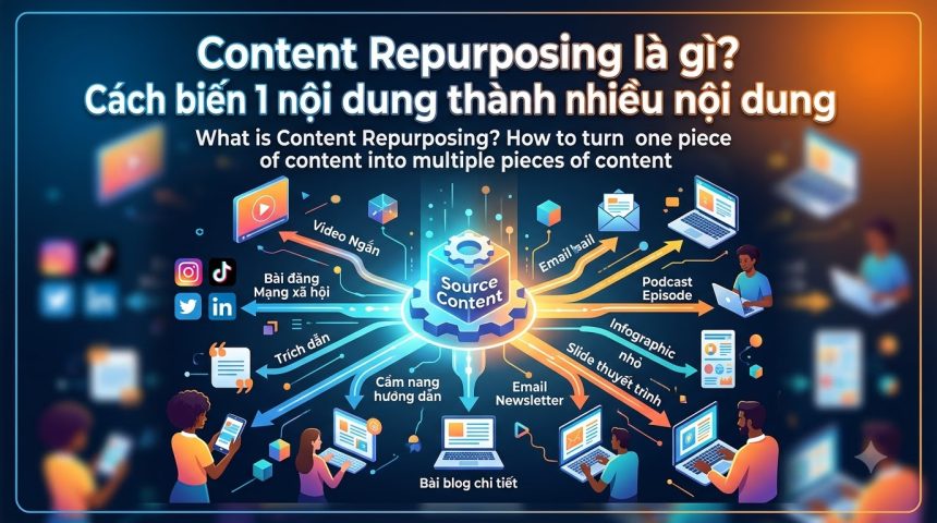 Content Repurposing là gì? Cách biến một nội dung thành nhiều nội dung khác nhau
