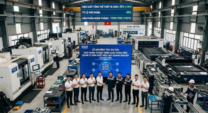 Tổng kết dự án cung cấp phần mềm quản lý sản xuất MES cho doanh nghiệp cơ khí