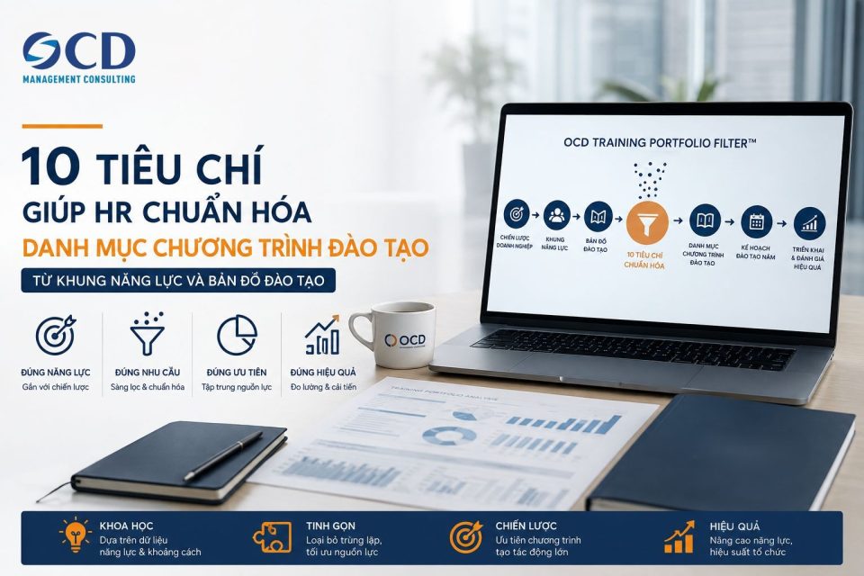 Danh mục chương trình đào tạo: 10 tiêu chí chuẩn hóa