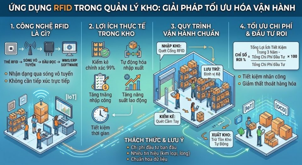 Ứng dụng RFID trong quản lý kho