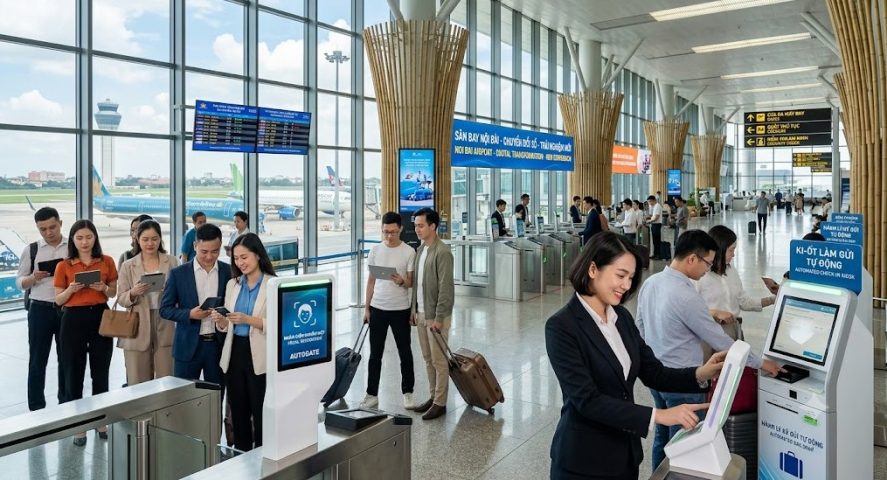 Ứng dụng công nghệ mới tại sân bay Nội bài