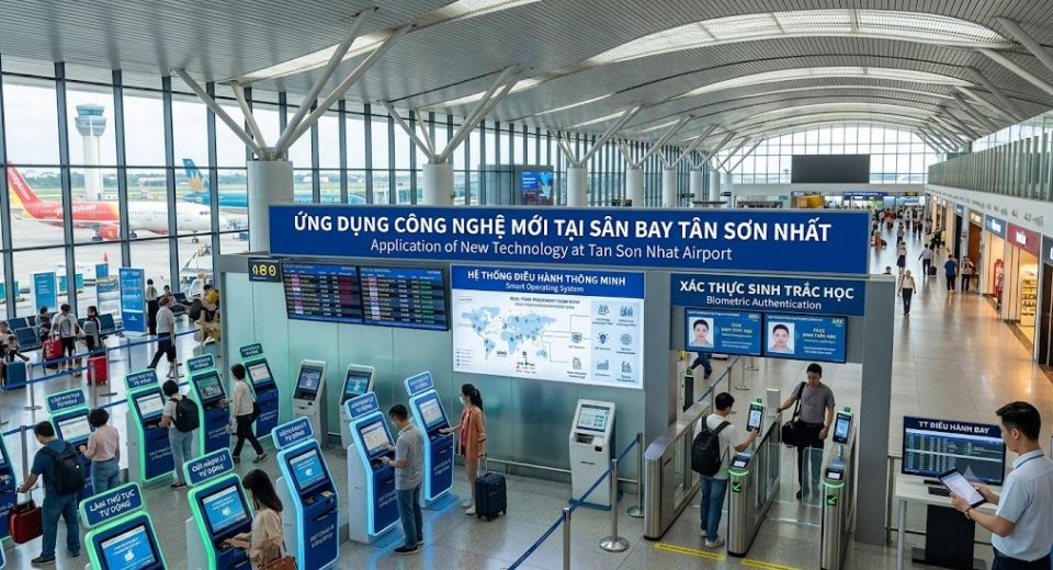 Ứng dụng công nghệ mới tại sân bay Tân Sơn Nhất