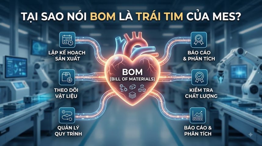 BOM là trái tim của phần mềm MES