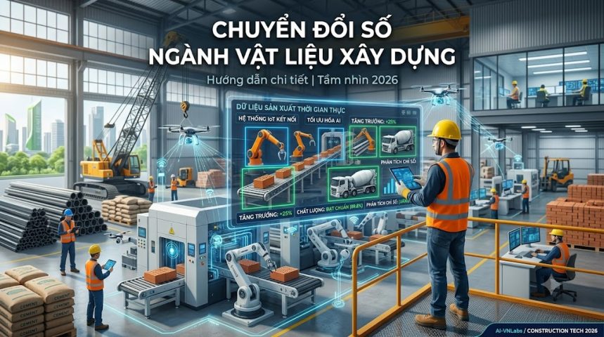 Chuyển đổi số trong ngành vật liệu xây dựng
