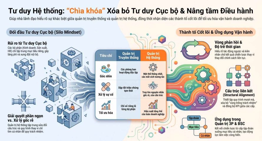 Tư duy hệ thống trong quản trị: Nâng tầm năng lực điều hành