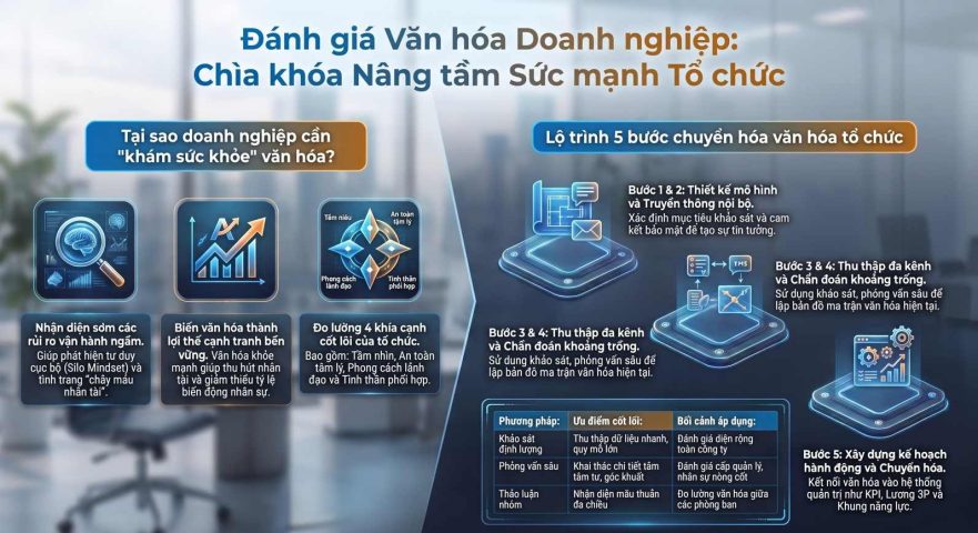 Đánh giá văn hóa doanh nghiệp: Chìa khóa nâng tầm sức mạnh tổ chức