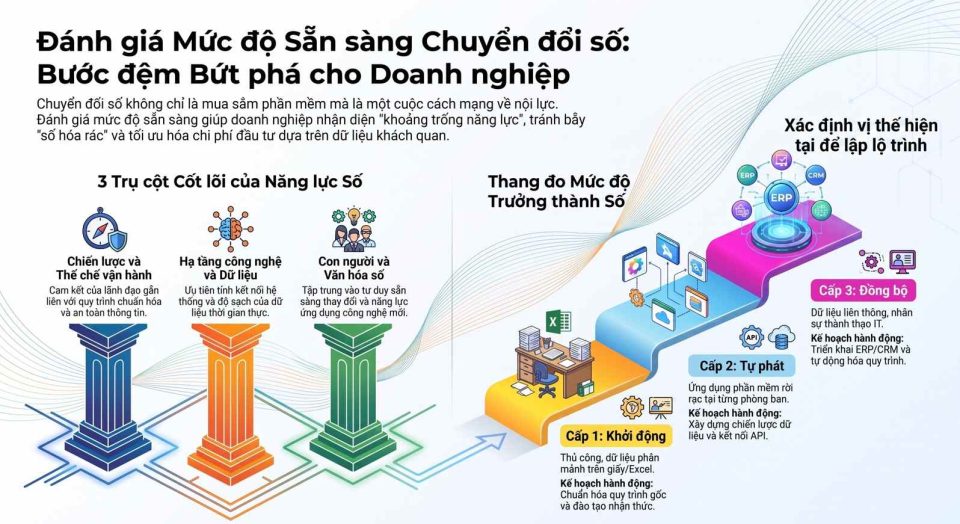 Đánh giá mức độ sẵn sàng chuyển đổi số: Bước đệm bứt phá cho doanh nghiệp