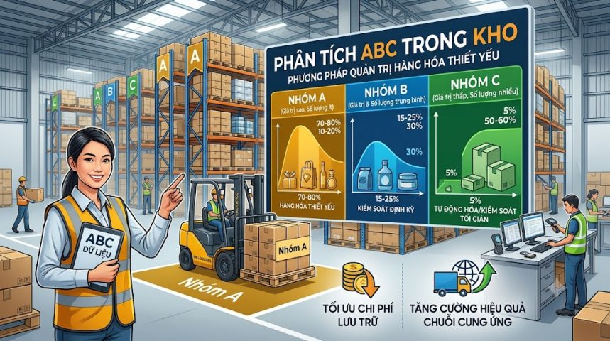 Phân tích ABC trong quản lý kho