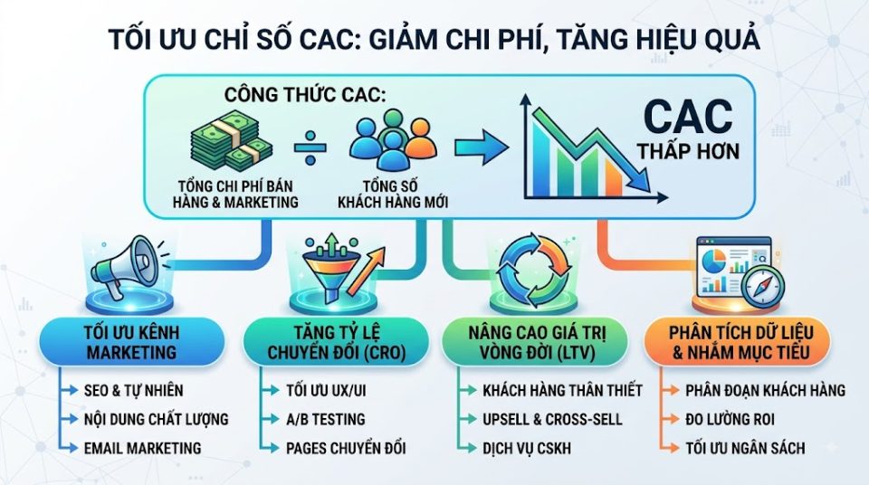Tối ưu chỉ số CAC