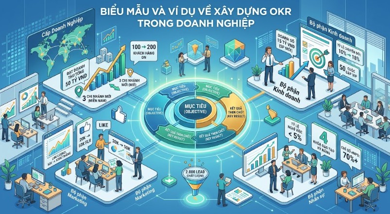 Biểu mẫu OKR trong doanh nghiệp