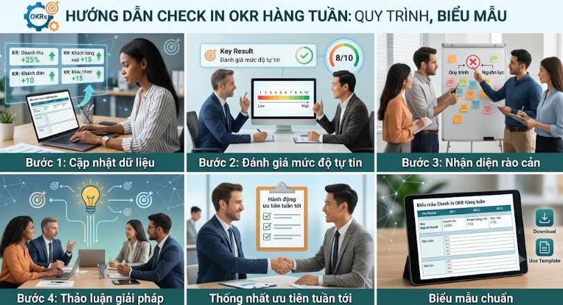 Biểu mẫu check in OKR hàng tuần