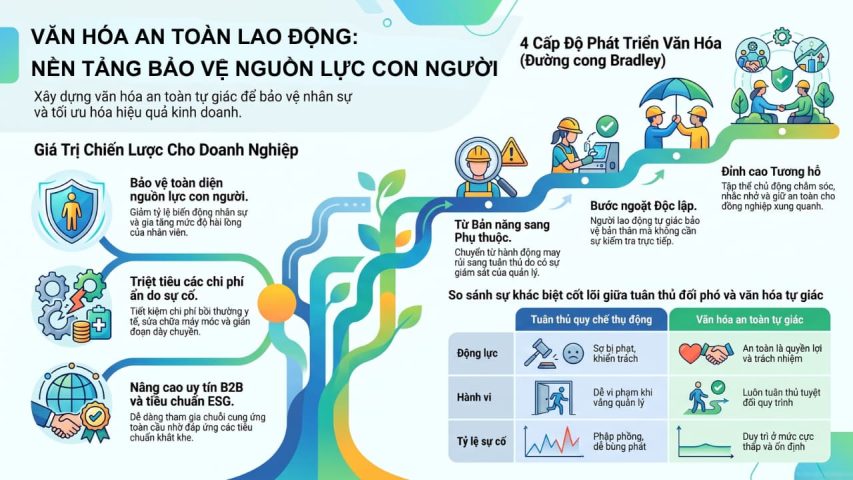 Xây dựng văn hóa an toàn lao động giúp bảo vệ nguồn lực con người