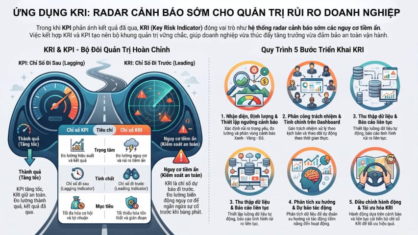 Ứng dụng KRI trong quản trị rủi ro doanh nghiệp