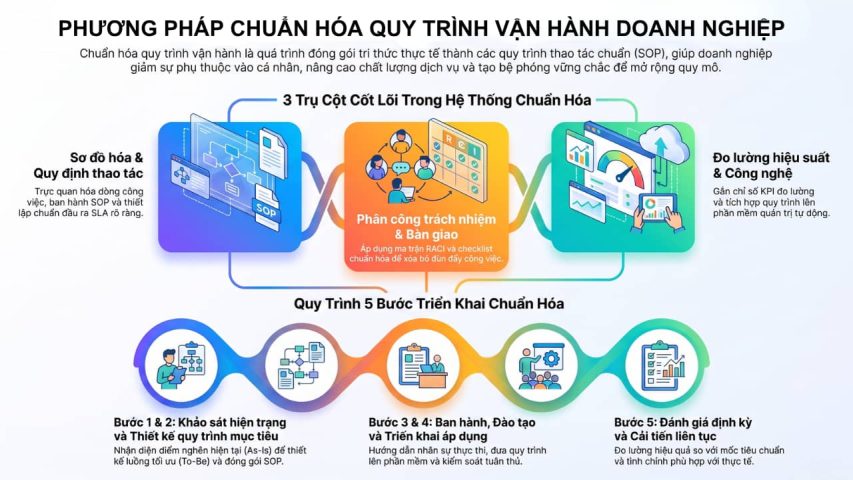 Phương pháp chuẩn hóa quy trình vận hành cho doanh nghiệp