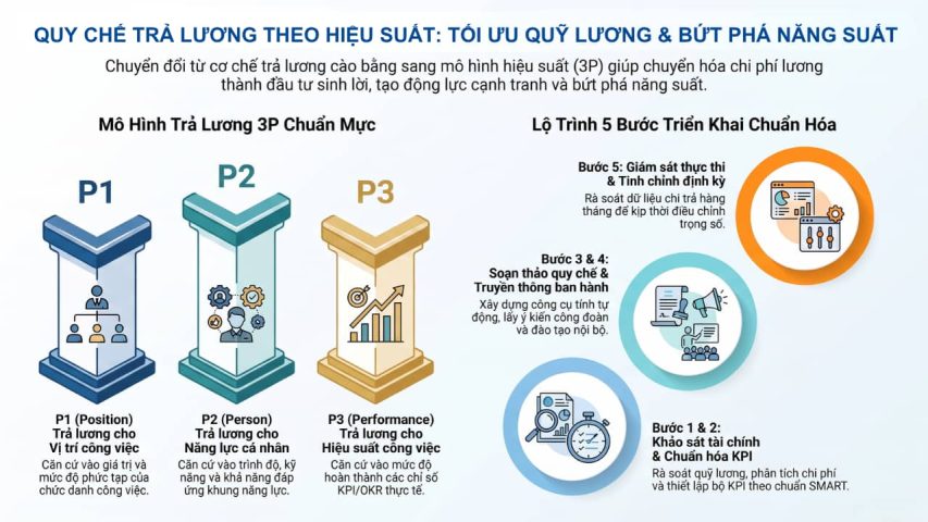 Quy chế trả lương theo hiệu suất và chiến lược tối ưu quỹ lương
