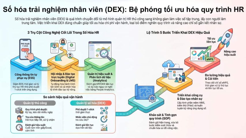 Giải pháp số hóa trải nghiệm nhân viên giúp tối ưu hóa quy trình HR