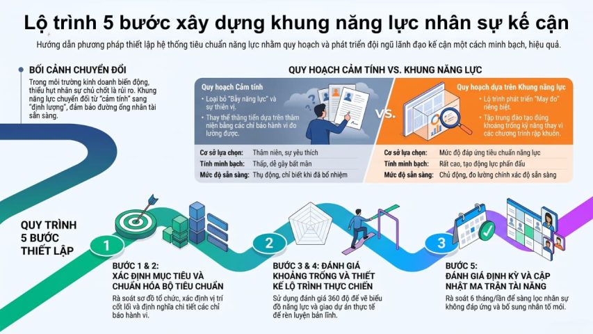 Phương pháp thiết lập khung năng lực nhân sự kế cận