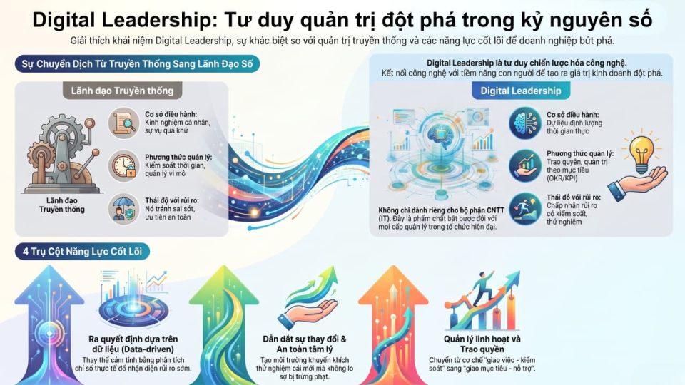 Digital Leadership là gì và vai trò cốt lõi trong doanh nghiệp
