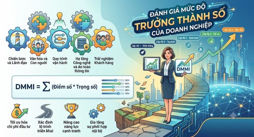 Đánh giá mức độ trưởng thành số của doanh nghiệp