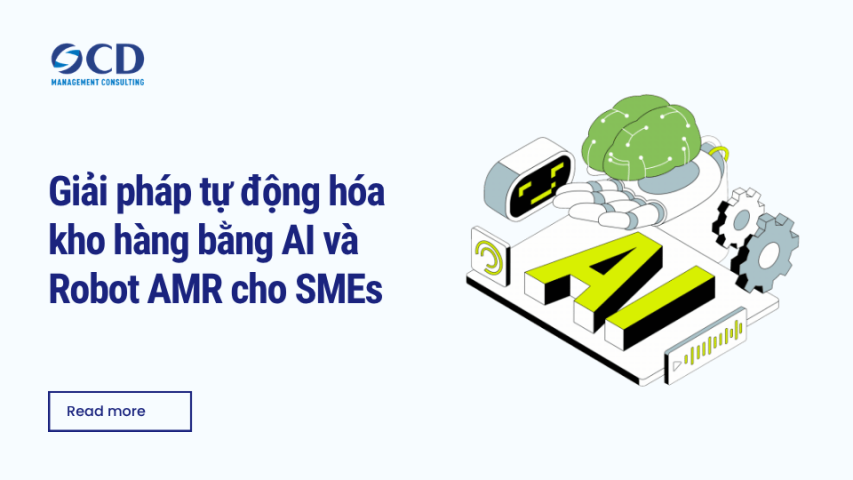 Giải pháp tự động hóa kho hàng bằng AI và Robot AMR cho SMEs