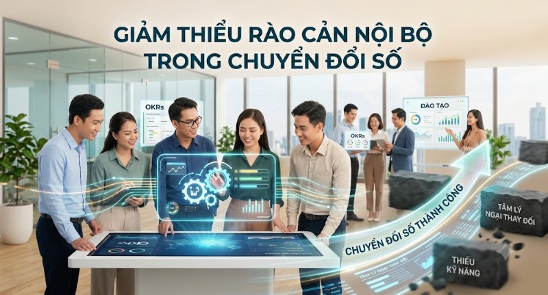 Giảm thiểu rào cản nội bộ trong chuyển đổi số