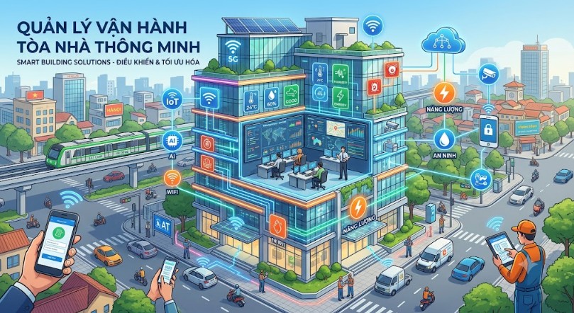 Quản lý vận hành tòa nhà thông minh