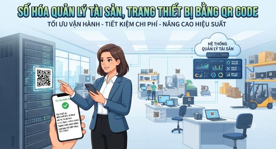 Số hóa quản lý tài sản bằng QR Code