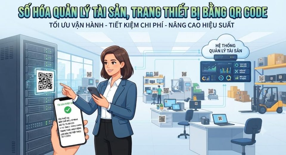 Số hóa quản lý tài sản bằng QR Code