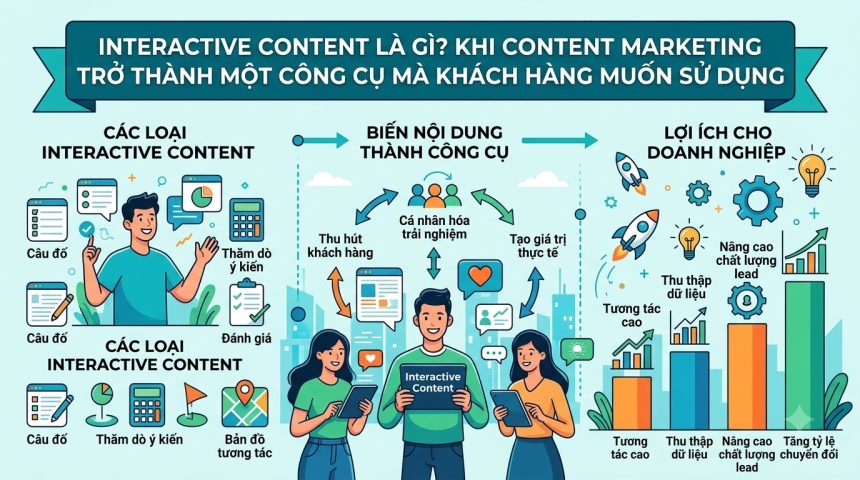 Interactive Content là gì? Khi Content Marketing trở thành một công cụ khách hàng muốn sử dụng