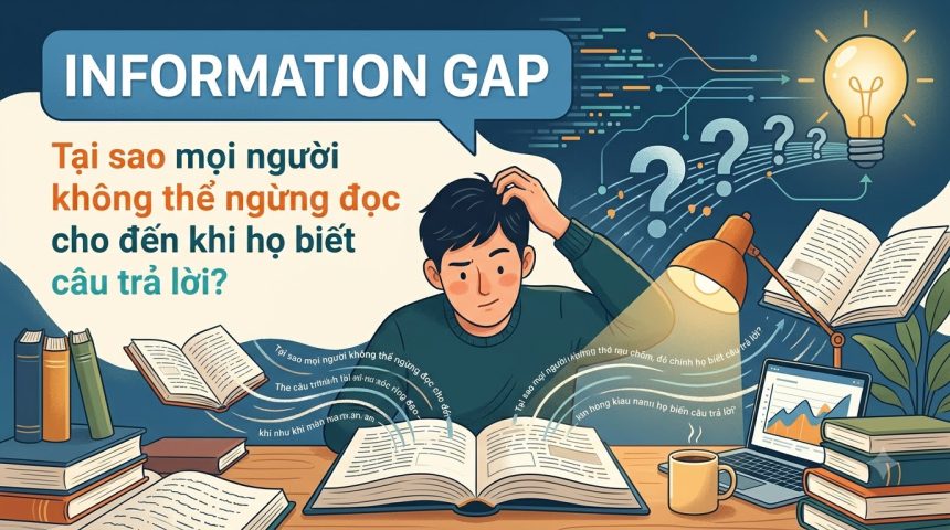 Information Gap: Vì sao con người không thể ngừng đọc khi chưa biết câu trả lời?