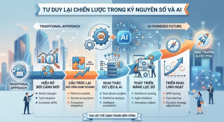 Tư duy lại chiến lược trong kỷ nguyên số và AI