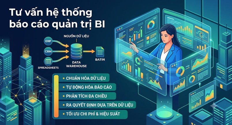 Tư vấn hệ thống báo cáo quản trị BI