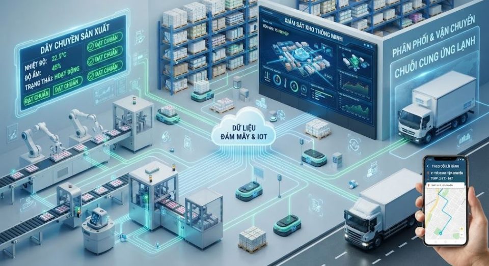 Ứng dụng IoT quản lý chất lượng sản phẩm dược