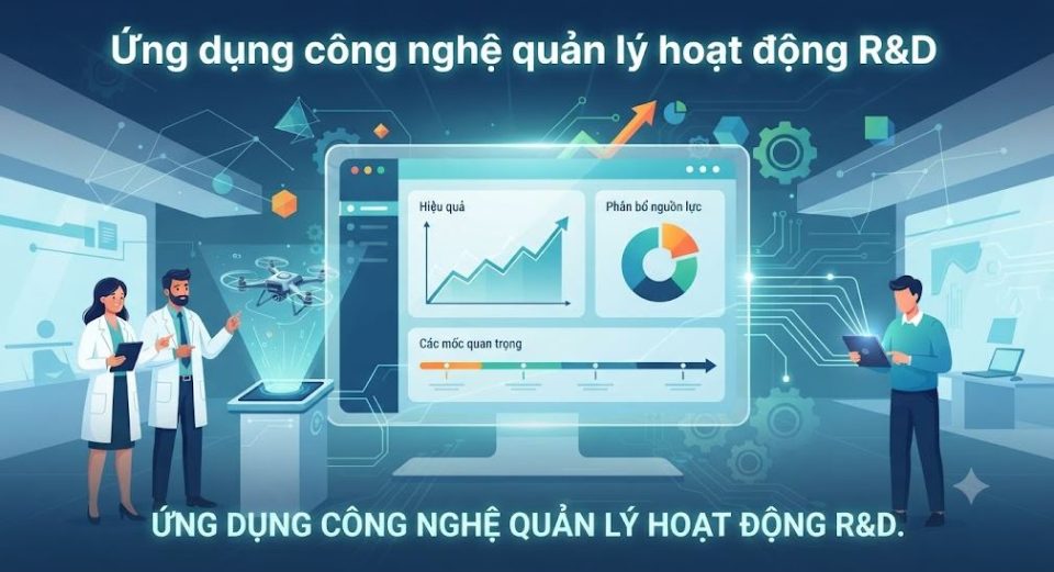 Ứng dụng công nghệ quản lý hoạt động R&D