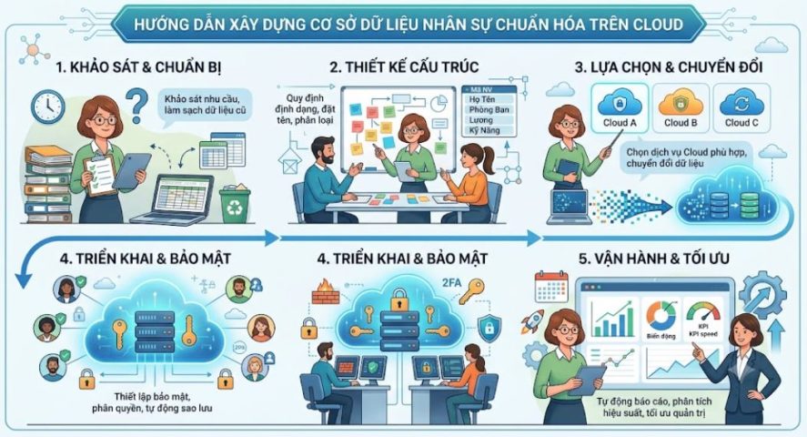 Xây dựng cơ sở dữ liệu nhân sự trên cloud