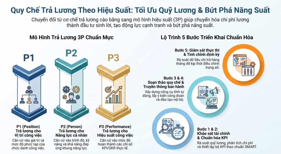 Quy chế trả lương theo hiệu suất và chiến lược tối ưu quỹ lương