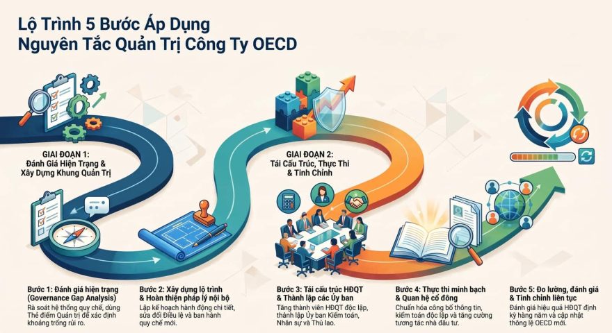 Quy trình áp dụng nguyên tắc quản trị công ty OECD