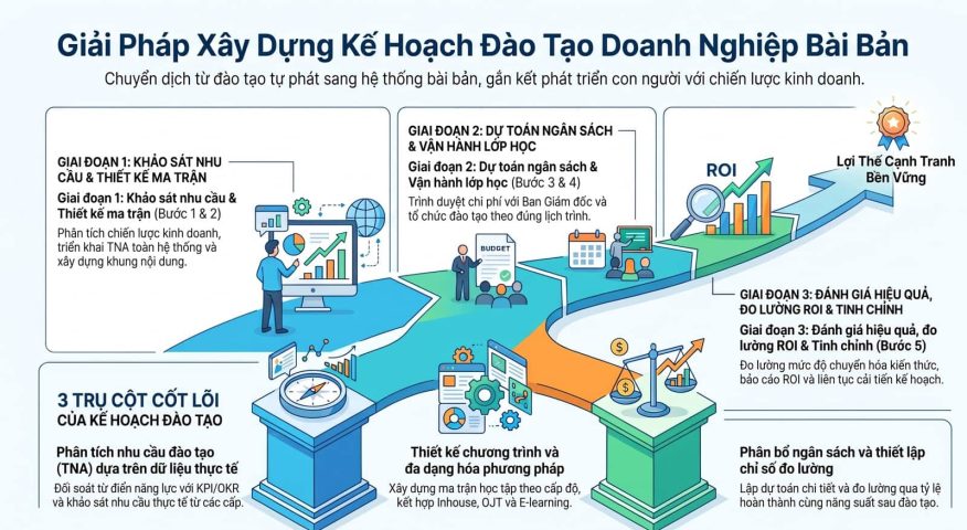 Giải pháp xây dựng kế hoạch đào tạo doanh nghiệp bài bản