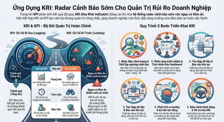 Ứng dụng KRI trong quản trị rủi ro doanh nghiệp