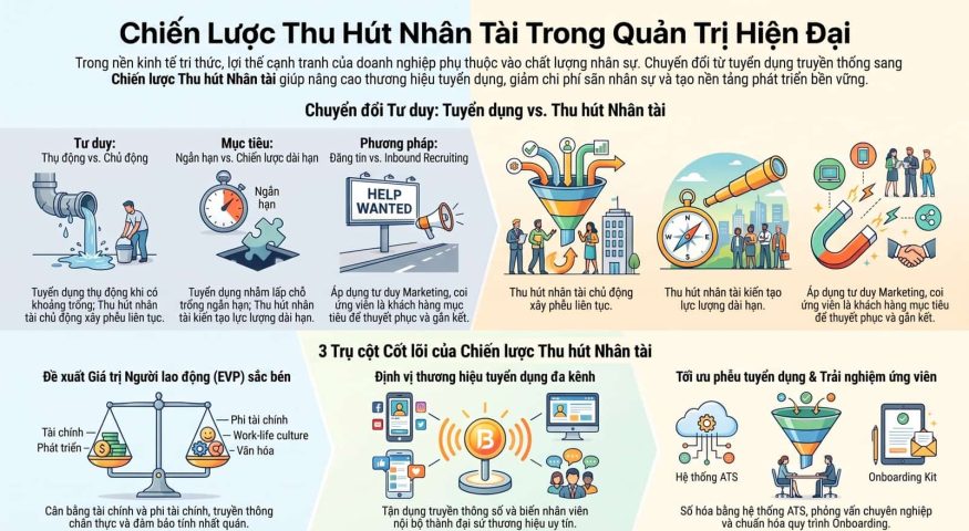 Chiến lược thu hút nhân tài cho doanh nghiệp