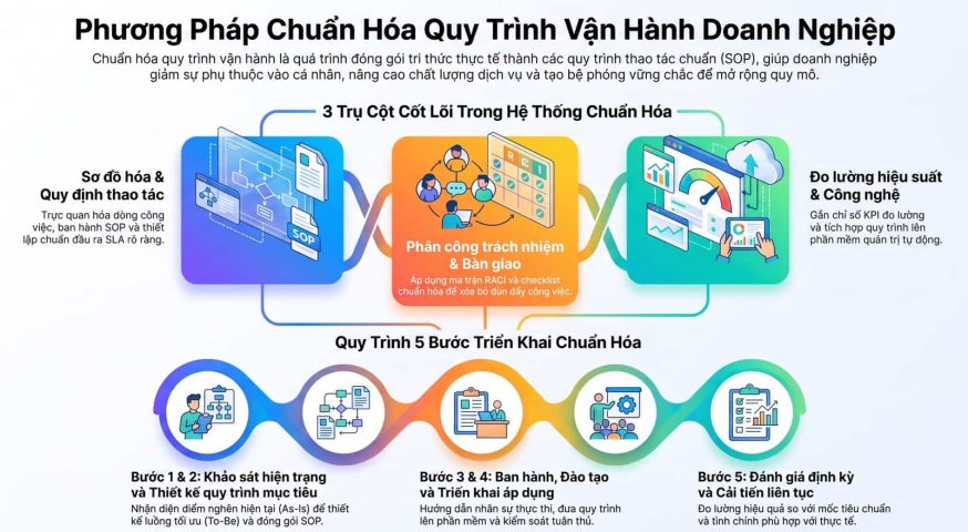 Phương pháp chuẩn hóa quy trình vận hành cho doanh nghiệp