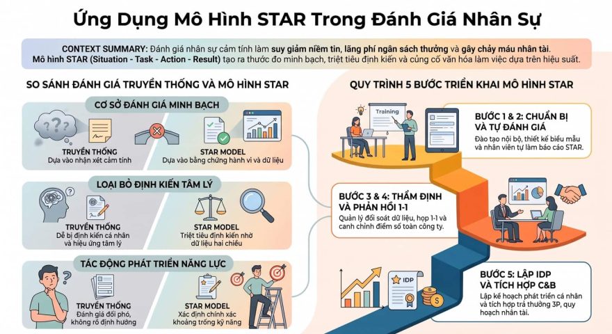 Ứng dụng mô hình STAR trong đánh giá nhân sự