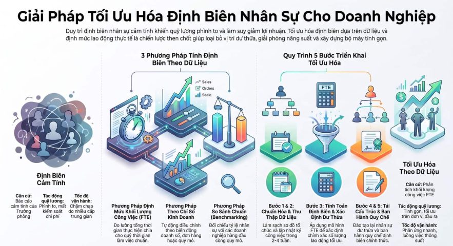 Giải pháp tối ưu hóa định biên nhân sự cho doanh nghiệp
