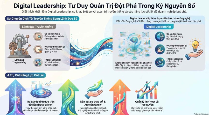 Digital Leadership là gì và vai trò cốt lõi trong doanh nghiệp