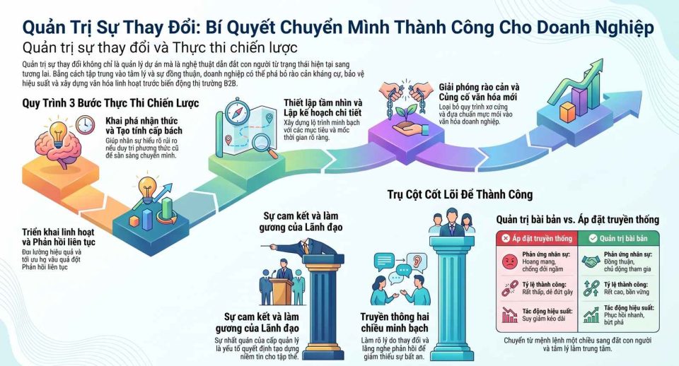 Phương pháp quản trị sự thay đổi tổ chức