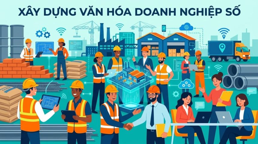 Xây dựng Văn hóa doanh nghiệp số (Digital Culture) cho ngành Vật liệu xây dựng