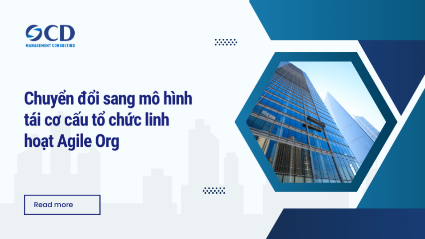 Chuyển đổi sang mô hình tái cơ cấu tổ chức linh hoạt Agile