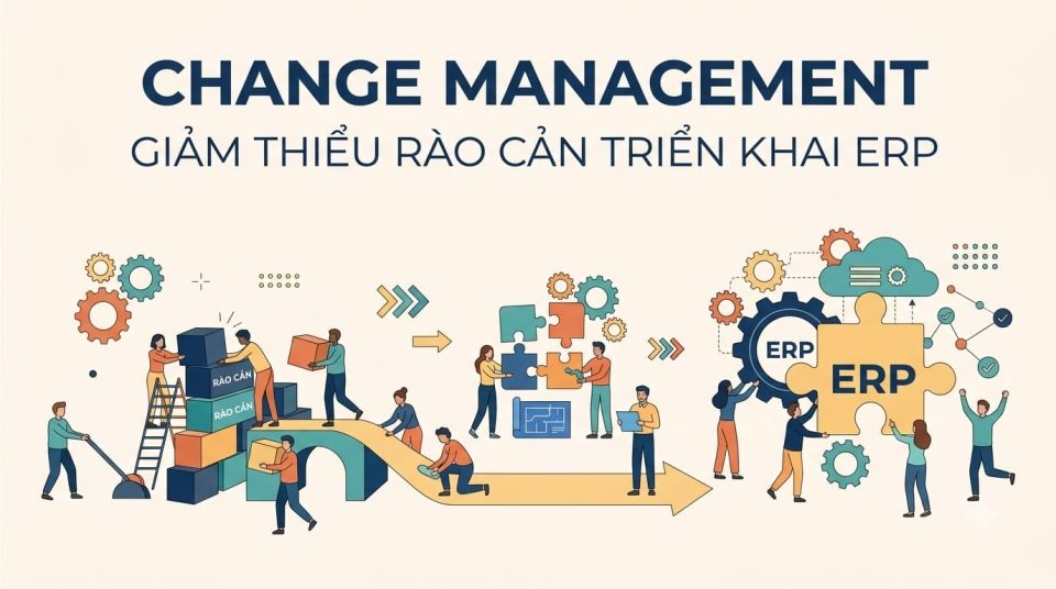 Quản lý sự thay đổi (Change Management) & Giảm thiểu rào cản triển khai ERP